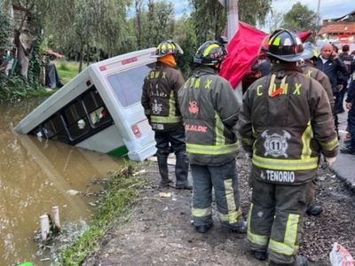Desaparecen Ruta 81 por Microbús que cayó al agua en Xochimilco