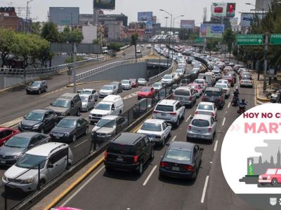 Conoce el Hoy No Circula de este último martes de noviembre