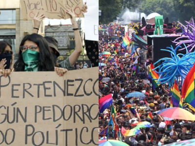 AMLO acusa que grupos de marchas feministas son de «ultraderecha»