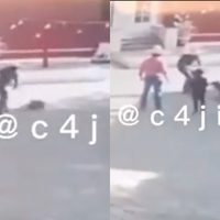 VIDEO Charros amarran y golpean a un perro en la Gustavo A Madero