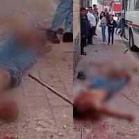VIDEO Vecinos de Ecatepec matan a asaltante de camiones y dejan otro herido