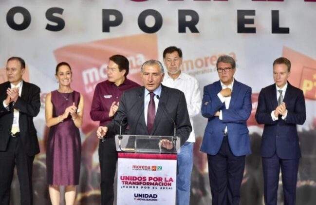 Tras dar a conocer el resultado de las encuestas, los liderazgos de Movimiento Regeneración Nacional y los aspirantes fijaron su postura respeto a los resultados.