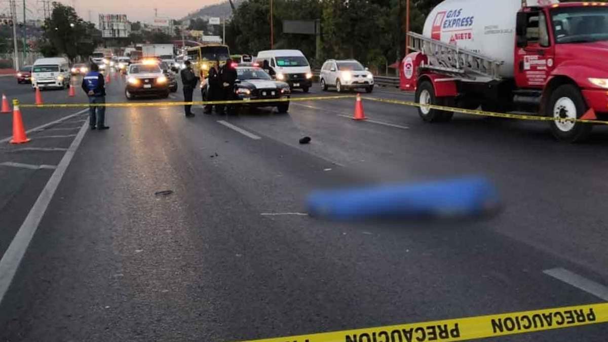 Muere hombre en autopista México-Pachuca, fue atropellado