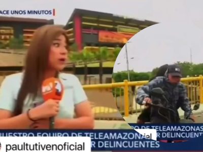 VIDEO: Así asaltaron a reportera durante transmisión EN VIVO