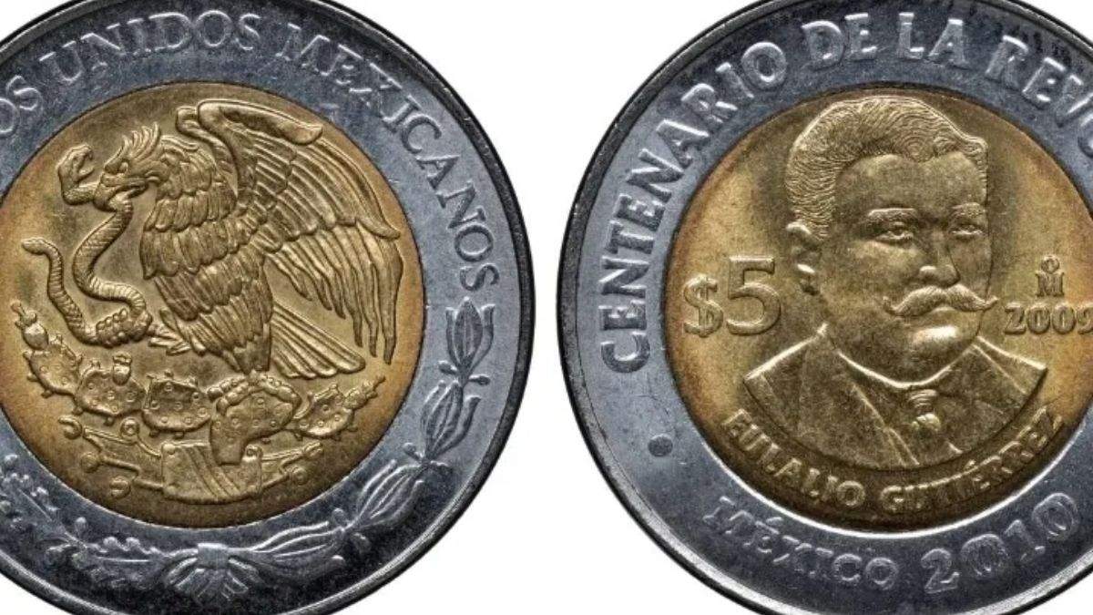 Esta moneda de 5 pesos ha causado revuelo en los sitios especializados en internet para la venta de este tipo de objetos.