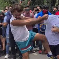 VIDEO Denuncia profesor Peters al estudiante del Politécnico por pelea callejera