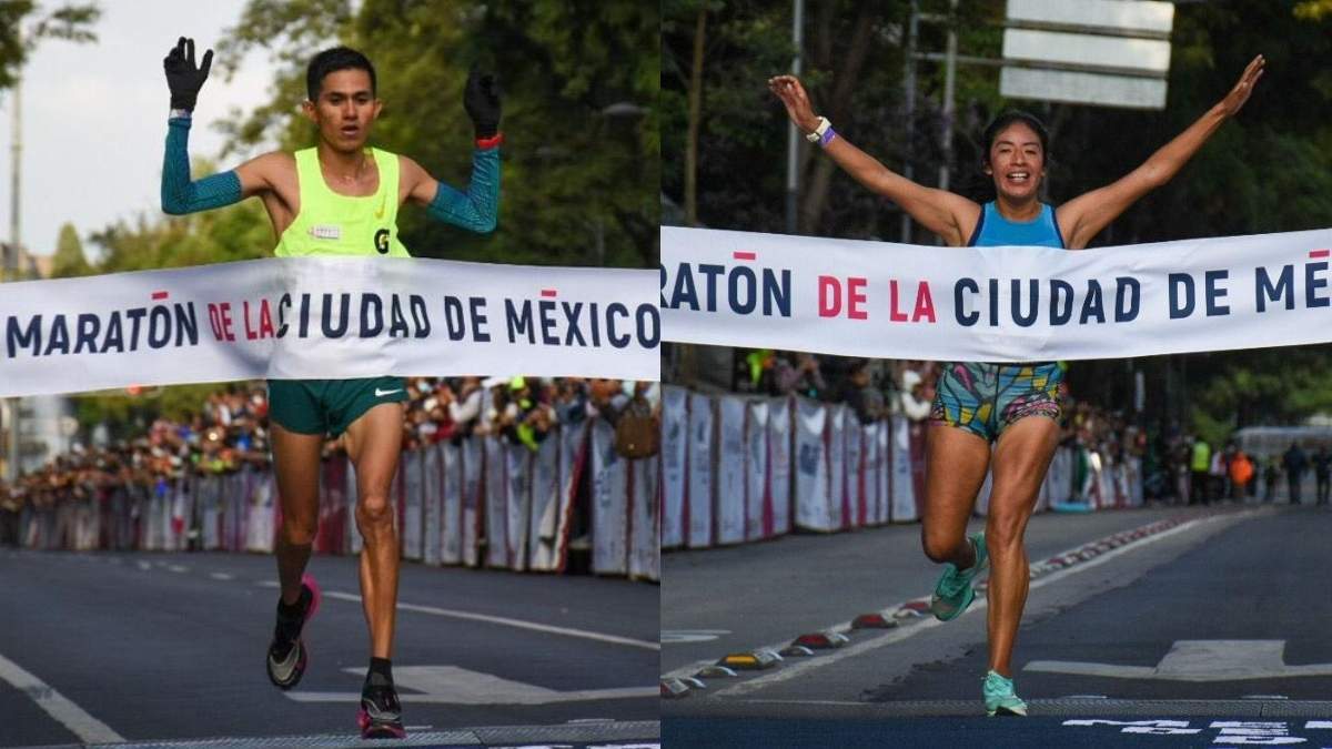 Ganadores del Medio Maratón CDMX 2022 son mexicanos. Foto: @21KCDMX