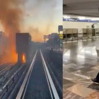 VIDEO Claudia Sheinbaum revisa el Metro tras corto circuito de Línea 2