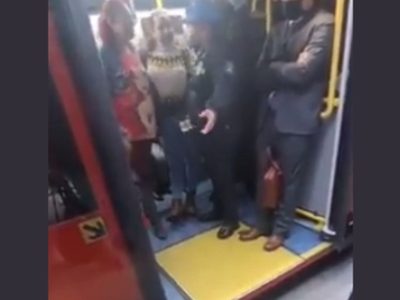 VIDEO: Policías son golpeados por Borrachas del METROBÚS