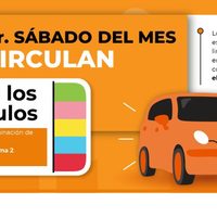 Conoce las placas que circulan este primer sábado de octubre