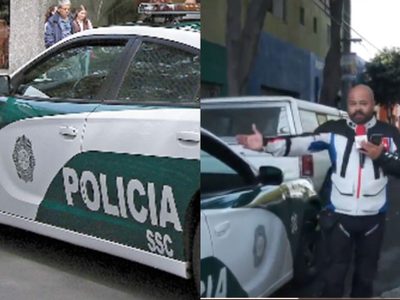 Policía presuntamente ebrio golpeó a dos reporteros en CDMX