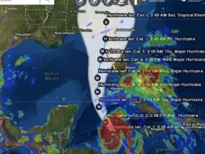 Conoce la trayectoria de Ian, huracán categoría 1