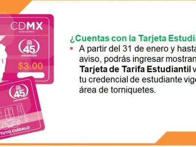 TRÁMITES: Si eres estudiante en CDMX puedes pagar hasta 3 pesos en METRO