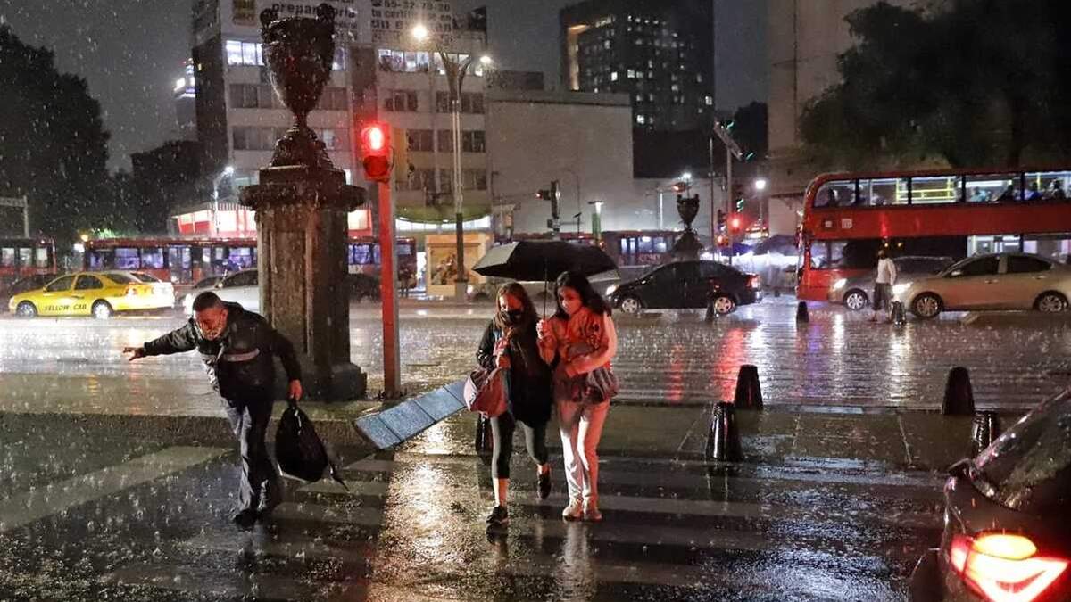 Activan ALERTA por lluvia en 9 alcaldías de CDMX (7 de septiembre). Foto: El Universal