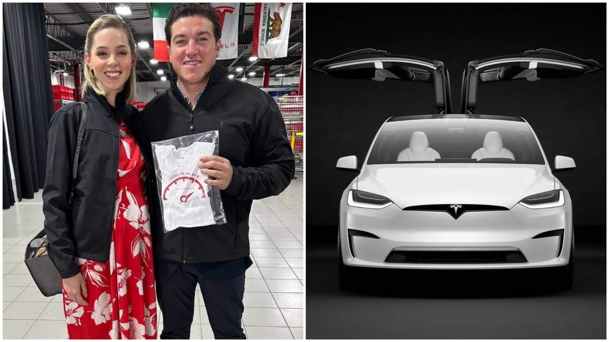El mandatario de Nuevo León por San Valentín le regaló una camioneta eléctrica a la primera dama del estado norteño