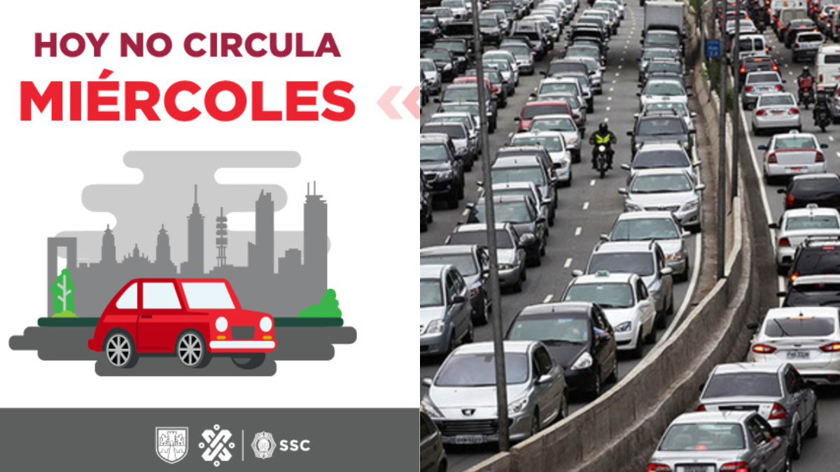 Estas placas deben cumplir con el Hoy No Circula de este miércoles o si no te encontrará la grúa