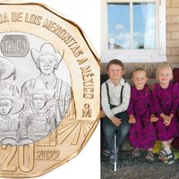 Sacan Moneda de 20 pesos por los 100 años de Menonitas en México
