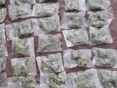 Así aseguraron 800 dosis de cristal, marihuana y vapeadores en México