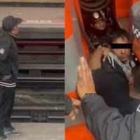Hombre baja a vías del de la Línea 7; trataba de suicidarse