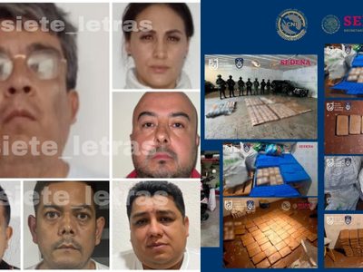 CDMX confisca 350 kilos de cocaína y 31 autos al Cártel de Sinaloa