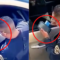 VIDEO ¡El futuro es hoy! Policía de CDMX cobra mordida con tarjeta y terminal
