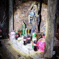 Hidalgo: Encuentran altar a la Santa Muerte en túnel de huachicol