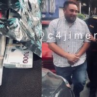 Por no usar cinturón detienen a conductor y encuentran medio millón de pesos
