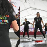 VIDEO Iztapalapa busca romper récord en Clase Masiva de Trampolines