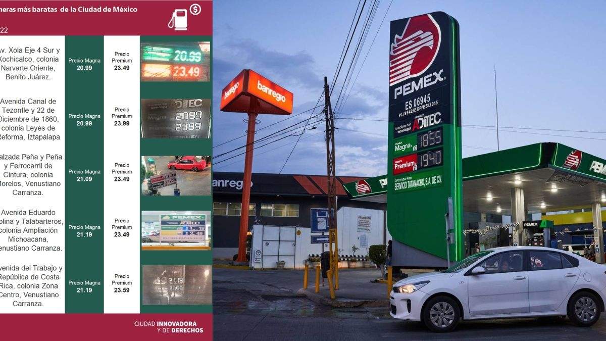Este miércoles 12 de octubre conoce las gasolineras más baratas