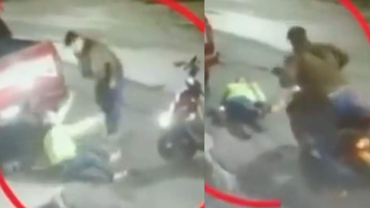 VIDEO Mujer golpeada en la calle por su esposo se niega a denunciar. Foto: Carlos Jiménez