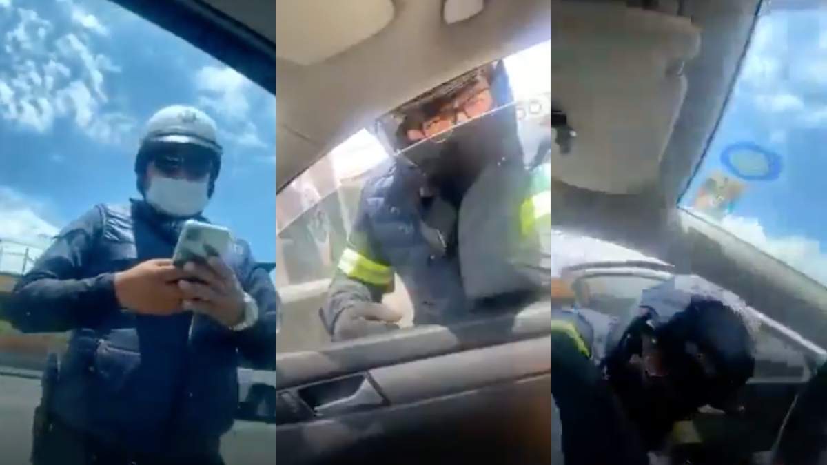 VIDEO Policías del Edomex golpean a conductor por no bajarse de su auto. Foto: QPM