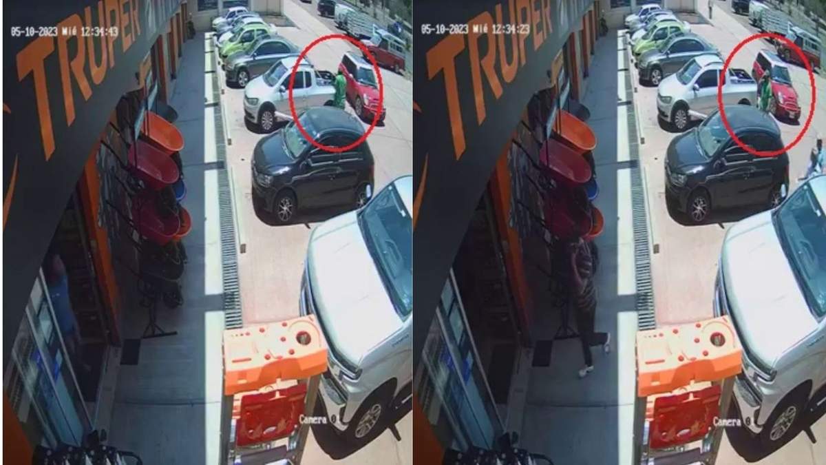 El robo se dio afuera de una ferretería en Pachuca