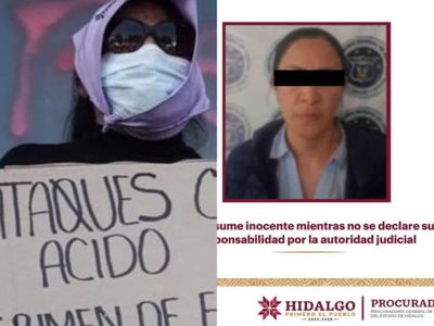 Pachuca: Mujer cae por planear lanzarle ácido a otra