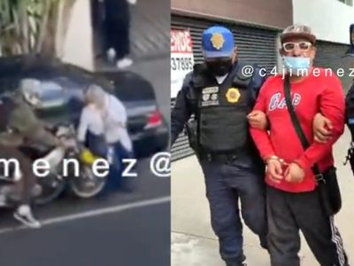VIDEO Hombres golpean a mujer de la tercera edad en la Benito Juárez