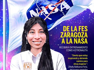 Ella es Zitlally Balbuena, estudiante de la FES Zaragoza que irá a la NASA