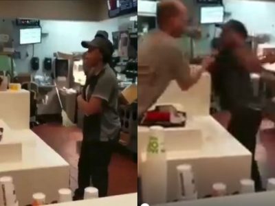 VIDEO: Así pelearon cliente y cajera en un McDonald's