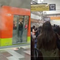 VIDEO Humo en Metro Tacuba provoca terror y caos por corto circuito