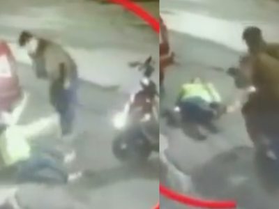 VIDEO Mujer golpeada en la calle por su esposo se niega a denunciar