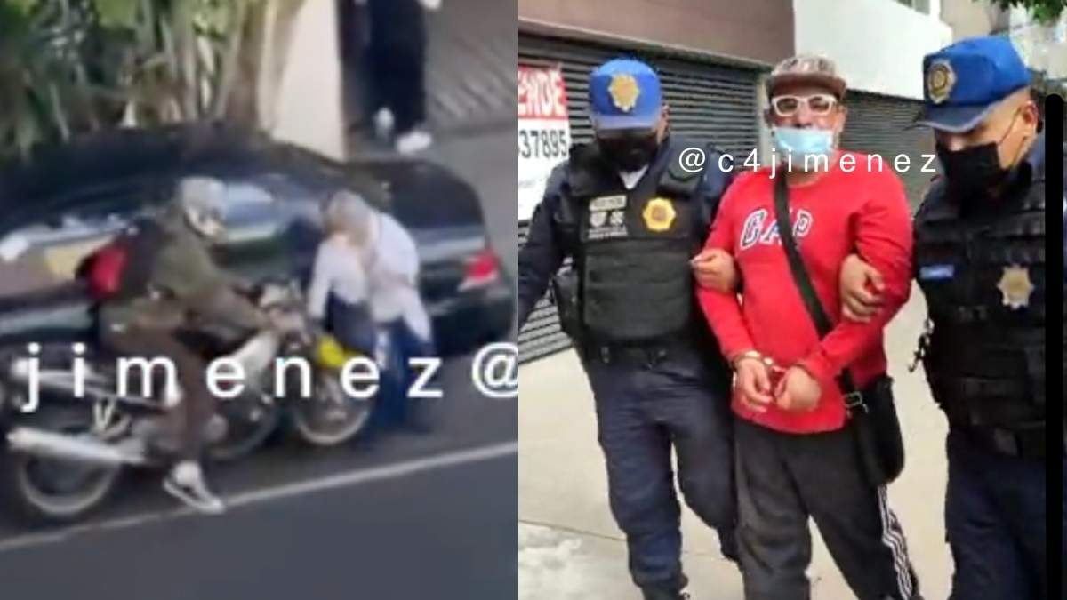 VIDEO Hombres golpean a mujer de la tercera edad en la Benito Juárez. Foto: Carlos Jiménez