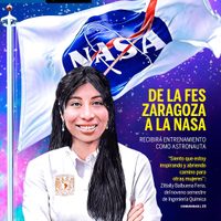 Ella es Zitlally Balbuena, estudiante de la FES Zaragoza que irá a la NASA