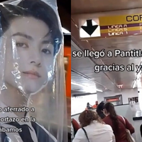 Así captaron a miembro de BTS en metro de CDMX