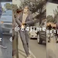 VIDEO Cámara de automóvil registra asalto en Churubusco y Universidad