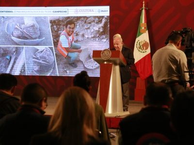 INAH presenta «importante hallazgo» arqueológico en zona del Tren Maya