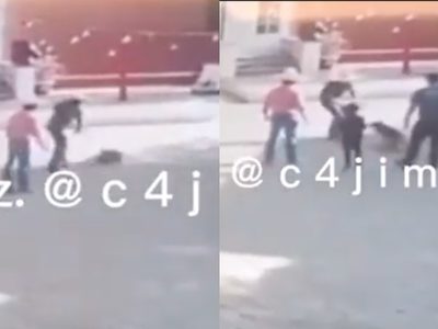 VIDEO Charros amarran y golpean a un perro en la Gustavo A Madero