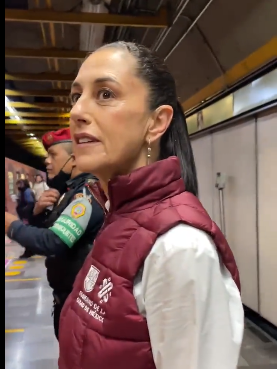 La mandataria de la capital anunció que usaría el transporte público de la ciudad