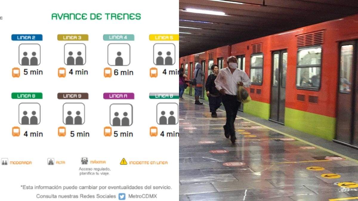 Estas son las líneas del Metro que tienen retrasos
