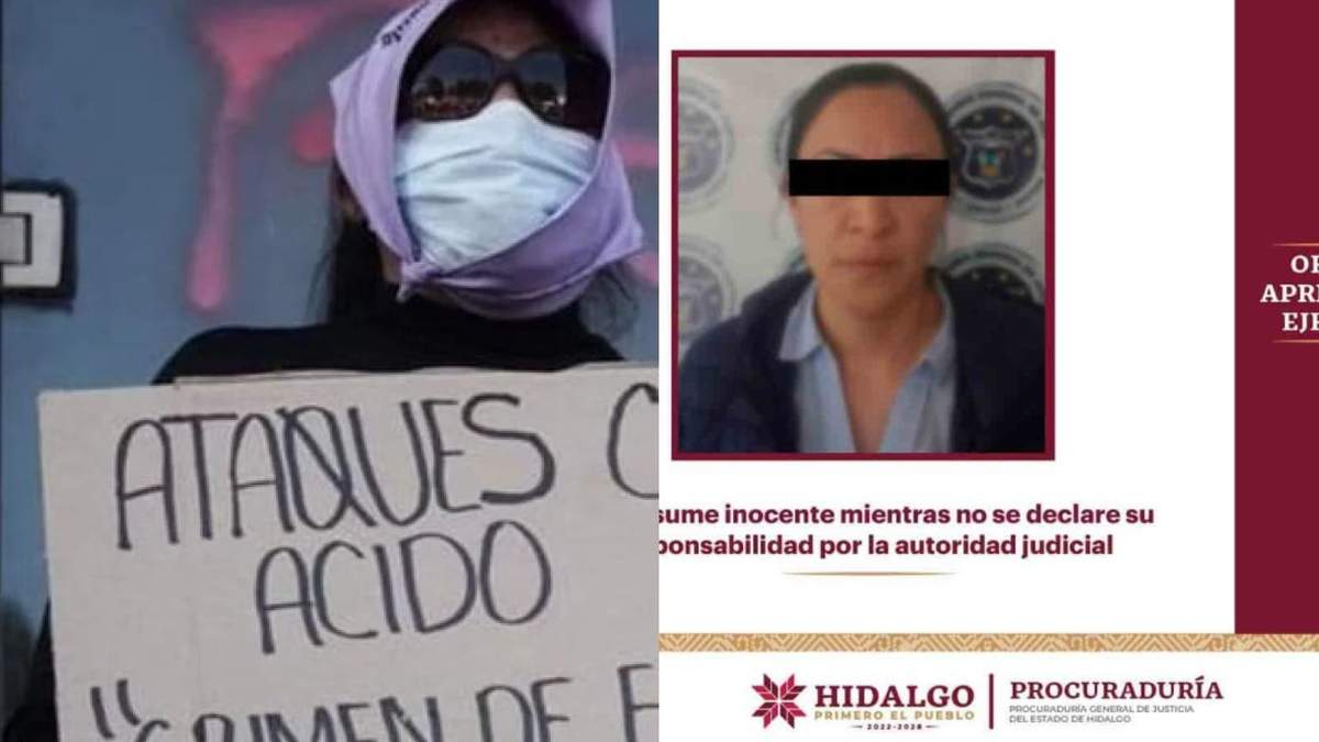 La PGJEH identificó que fue una mujer quien planeó que un hombre le lanzara ácido a otra en la calle de Pachuca