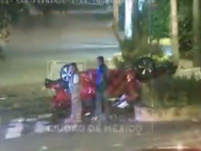 Accidente en CDMX, conductor ebrio choca y lo capturan cámaras del C5