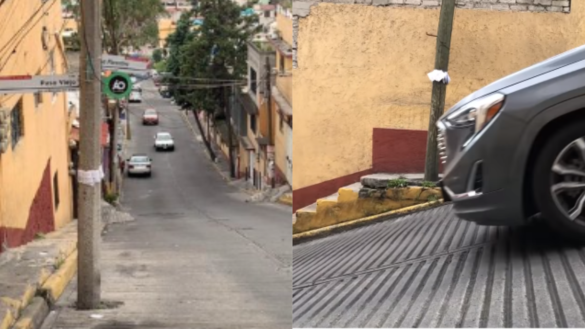 Esta calle cuenta con ciertas pendientes e inclinaciones que causan severos problemas a los conductores