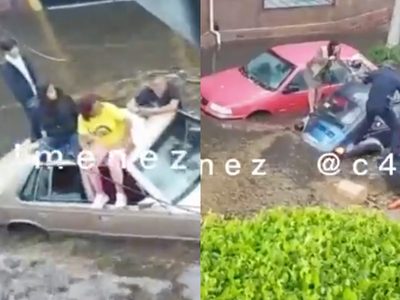 VIDEO Lluvia provoca inundaciones en Xochimilco y familias quedan atrapadas